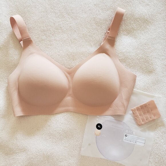 Comfelie Zero Gravity Wireless Bra XL Oyster Pink - Picture 8 of 8